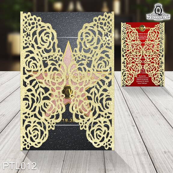 Invitaciones de Quinceañera de Hollywood Estrella PTL012 - PTL012