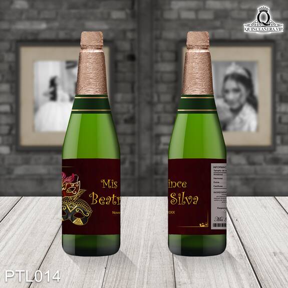 Invitaciones de 15 Años de Mascaras Antifaz PTL014