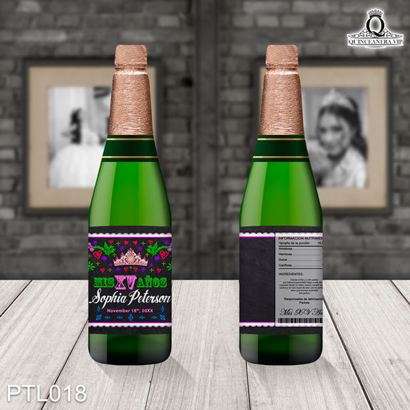 Invitaciones de 15 Años de Fiesta y Coronas PTL018