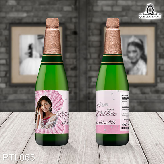 Invitaciones de 15 Años de Playa Conchas PTL065