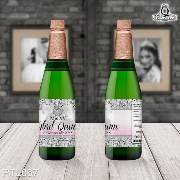 Invitaciones de Quinceañera de Glamuroso Diamantes PTL067 - PTL067