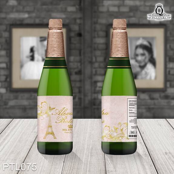 Invitaciones de 15 Años de Coronas Torre de París PTL075