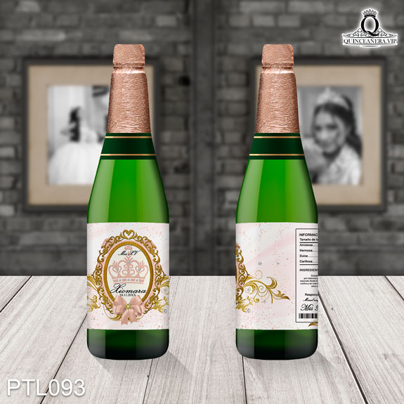 Invitaciones de 15 Años de Coronas Perlas PTL093