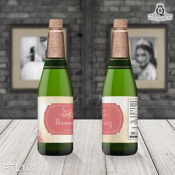 Invitaciones de 15 Años de Mariposas Perlas PTL101