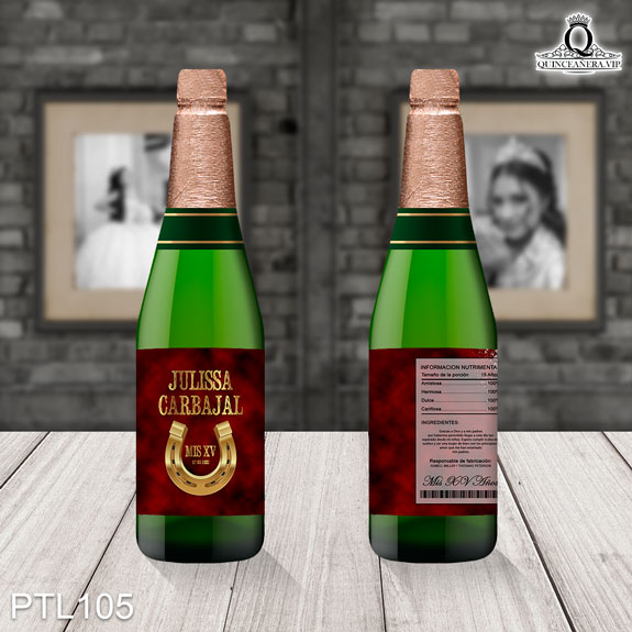 Invitaciones de Quinceañera de Vaquero herradura PTL105 - PTL105