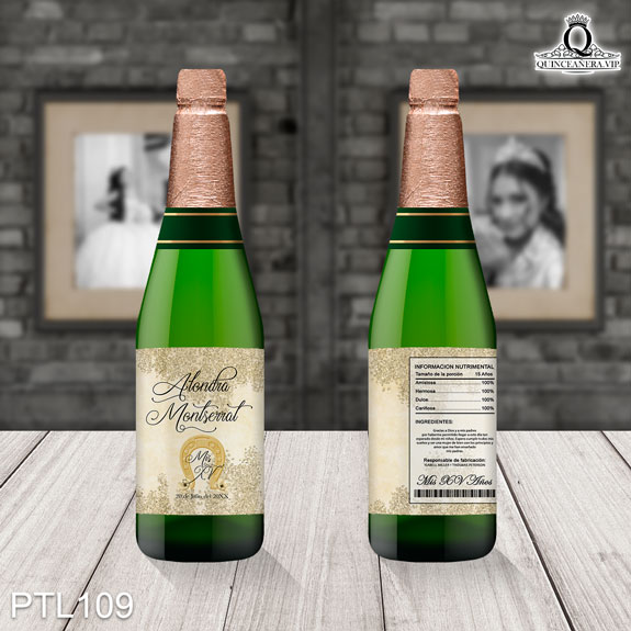 Invitaciones de Quinceañera de Vaquero herraduras PTL109 - PTL109