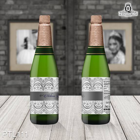 Invitaciones de Quinceañera de Glamuroso encaje PTL111 - PTL111