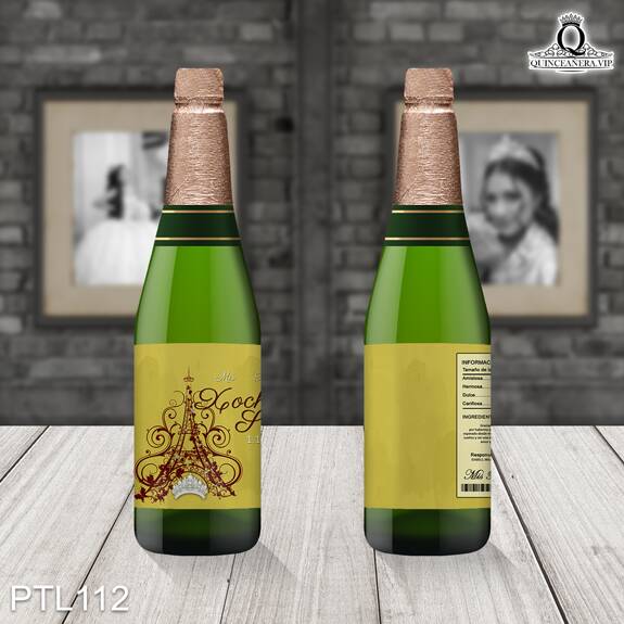 Invitaciones de 15 Años de Torre Eiffel Diamantes PTL112