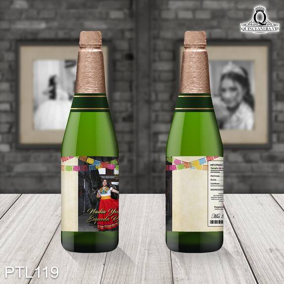 Invitaciones de 15 Años de Papel Picado Caballo PTL119