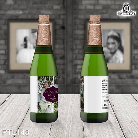 Invitaciones de Quinceañera de Glamuroso diamantes PTL143 - PTL143