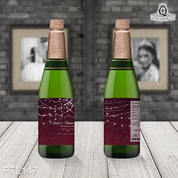 Invitaciones de 15 Años de Vintage damask PTL147