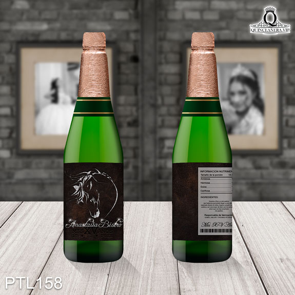 Invitaciones de Quinceañera de Vaquero herraduras PTL158 - PTL158