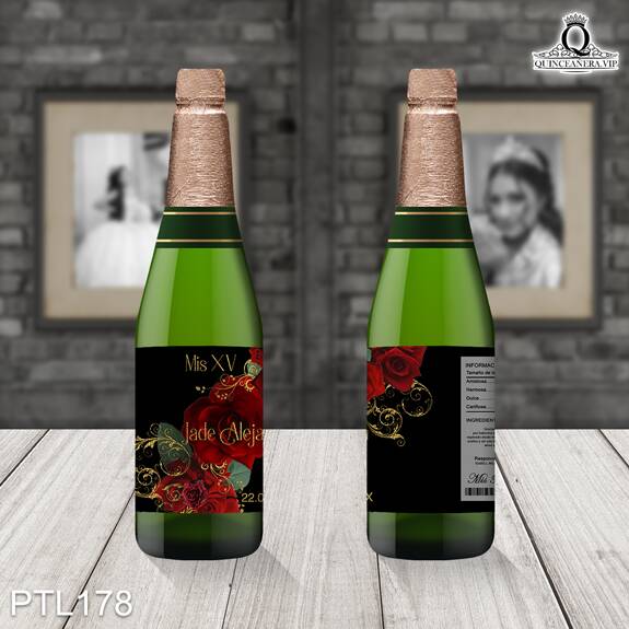 Invitaciones de Quinceañera de Flores rosas PTL178 - PTL178