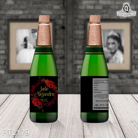 Invitaciones de Quinceañera de Flores rosas PTL179 - PTL179