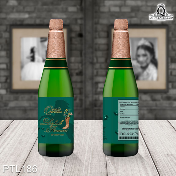 Invitaciones de Quinceañera de Caballos Herraduras PTL186 - PTL186