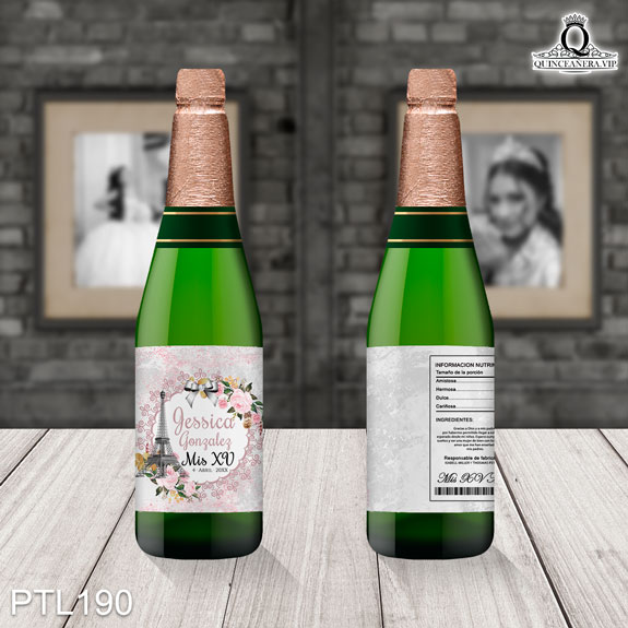 Invitaciones de 15 Años de París Torre Eiffel PTL190