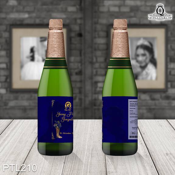 Invitaciones de Quinceañera de Vaquero flores PTL210 - PTL210