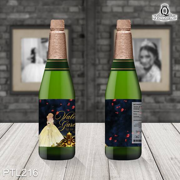 Invitaciones de 15 años de la Princesa Bella - PTL216