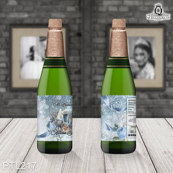 Invitaciones de 15 años de la Princesa Cenicienta - PTL217