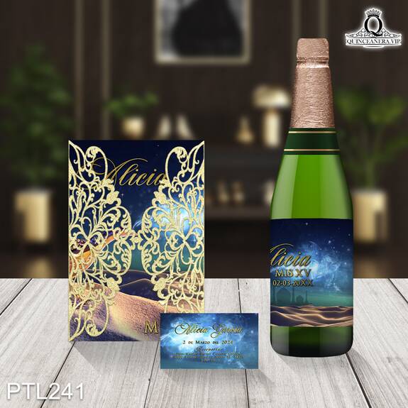 Invitaciones de la Princesa de Aladdin - PTL241