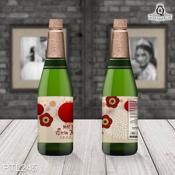 Invitaciones de Quinceañera de la Princesa Mulán - PTL245