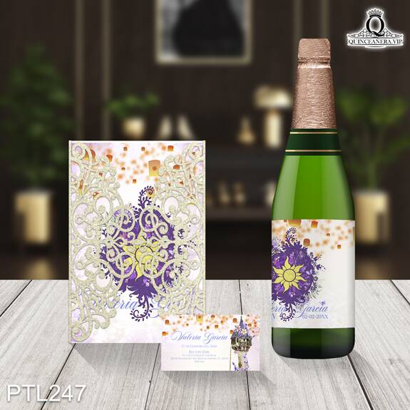 Invitaciones de la Torre de Rapunzel - PTL247