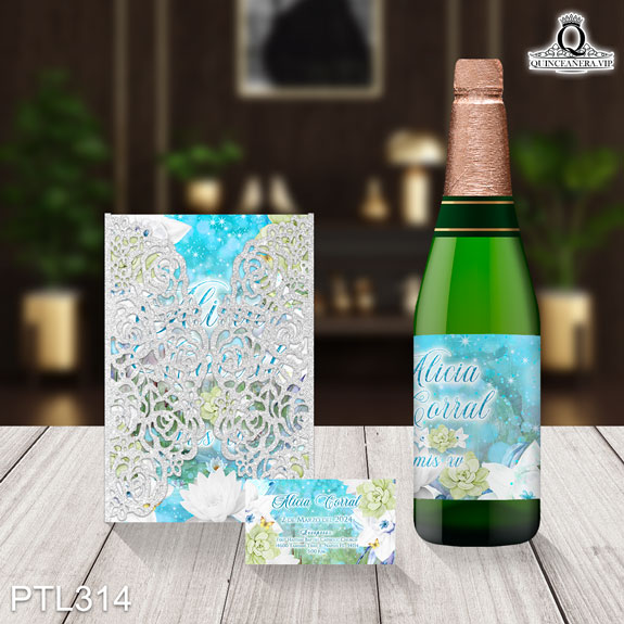 Invitaciones de la Princesa Tiana y el sapo - PTL314